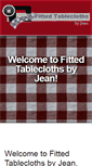 Mobile Screenshot of fitted-tablecloths.com